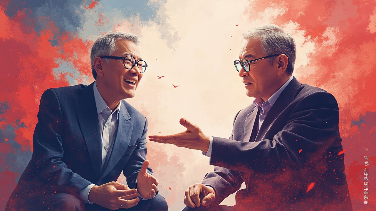 Tim和阿信与苹果CEO对话现场